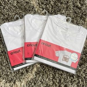 Cricut 3 pack Youth T-shirt Medium 10-12